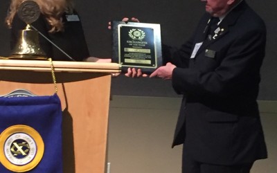 Larry Sewell Receives District Exchangite of the Year for 2015-16