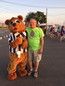 Time Out Teddy with Jerry Sewell and Jacob Cancer Relay for Life 2016