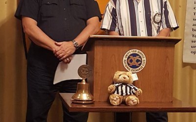 Lt. Lyday of the Spfld Fire Division presents Fire Prevention Week