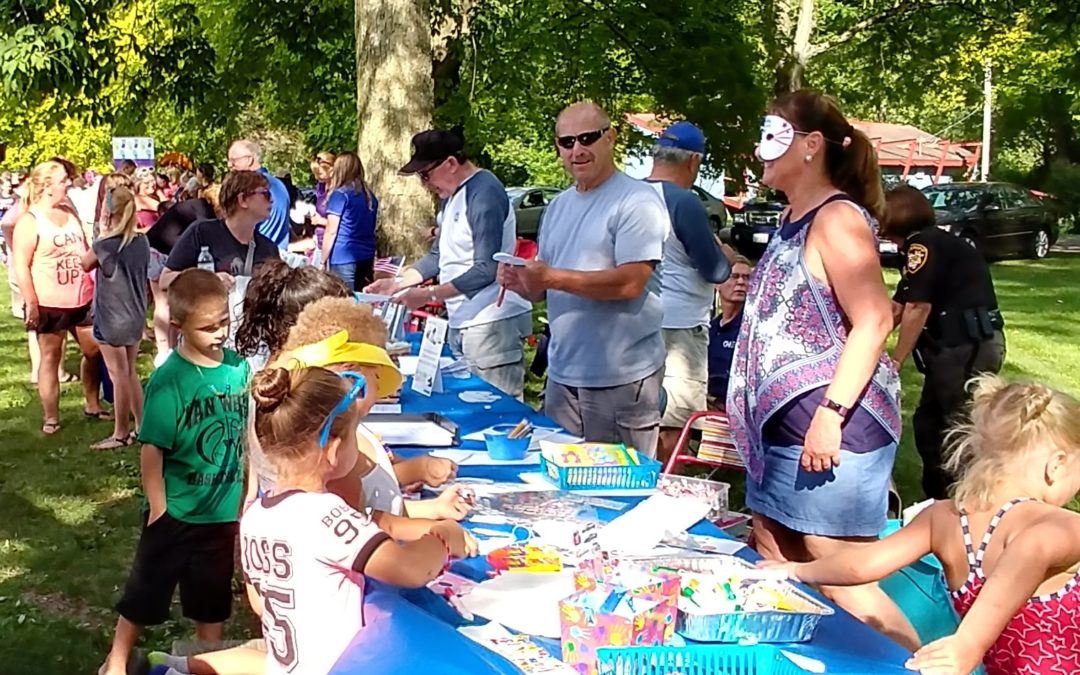 Exchange presents at National Night Out