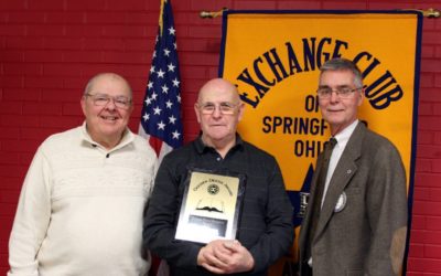 Exchange Honors Sam Brewer as he Accepts the 2018 Book of Golden Deeds Award
