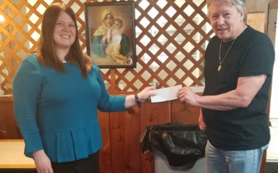 Exchange Donates to the Soup Kitchen