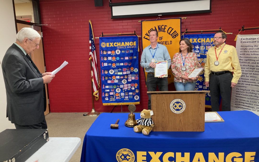 Exchange Welcomes New Members and Recognizes Years of Service!