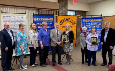 Exchange Club honors Kathryn Howard and the Clark County Reserve Medical Corp