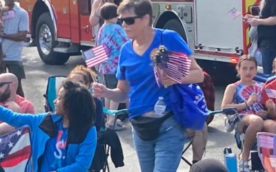 Exchange Give-A-Kid-A-Flag-To-Wave with 5,000 flags at the Memorial Day Parade 2023