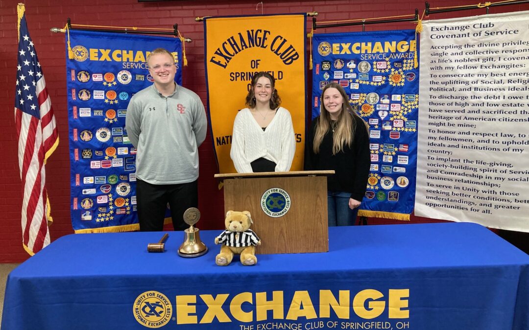 Exchange Welcomes Three Youths of the Month!