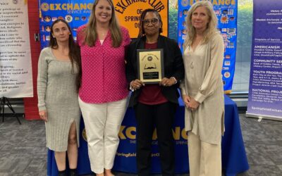 Exchange Honors Christin Brown-Worthington. CASA, with the Book of Golden Deeds Award 2024