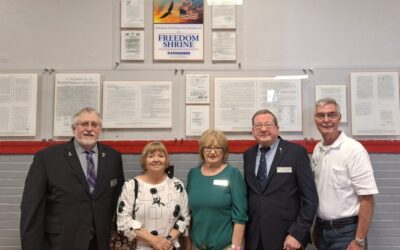 Exchange Dedicates New Freedom Shrine at Southeastern High School