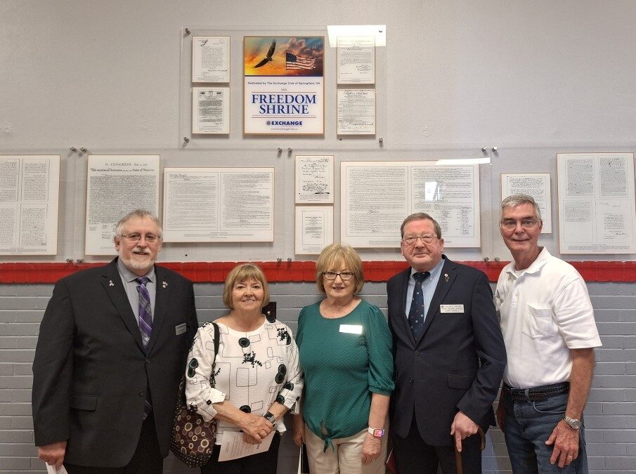 Exchange Dedicates New Freedom Shrine at Southeastern High School