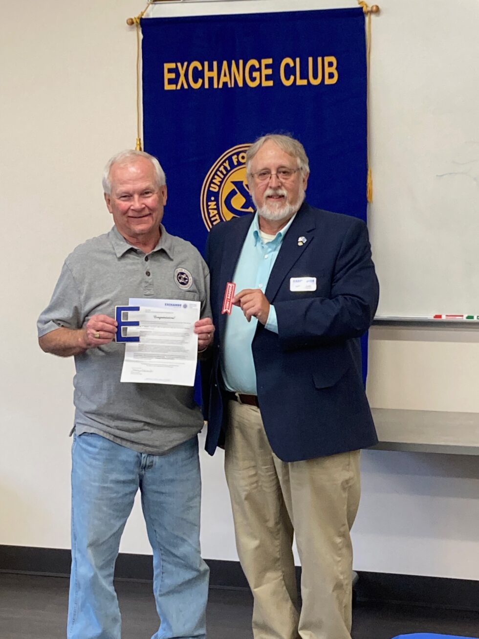 Springfield Exchange Earns Big ‘E’ Award! - Springfield Exchange Club