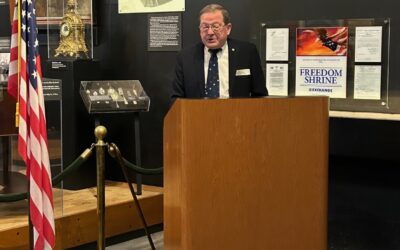 Exchange Dedicates Freedom Shrine at the Heritage Center